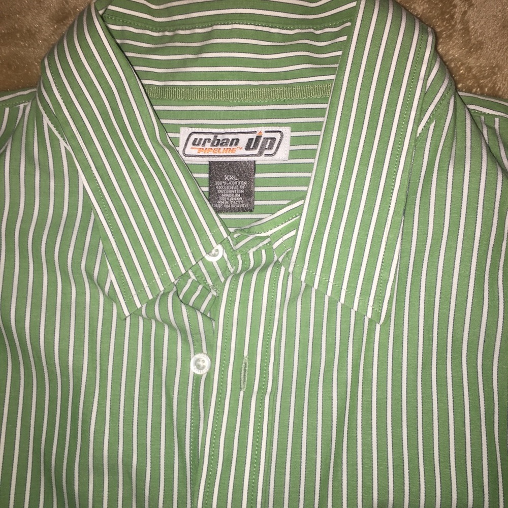 Men’s casual dress shirt.